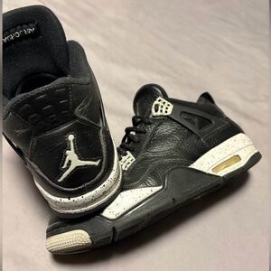 Jordan Retro 4 Oreo - Black Mens Size 10 Shoes